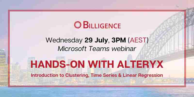 Hands on with Alteryx Webinar Image Hands on with Alteryx Webinar Image