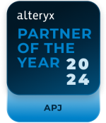 Alteryx Partner of the Year APJ 2024 Badge