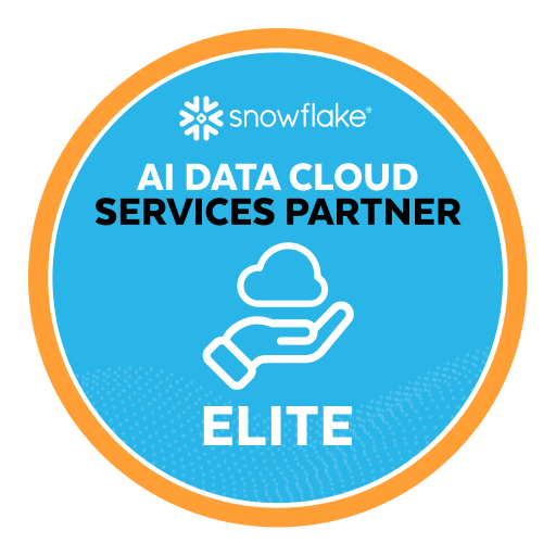 Snowflake AI Data Cloud Services Partner Elite Badge