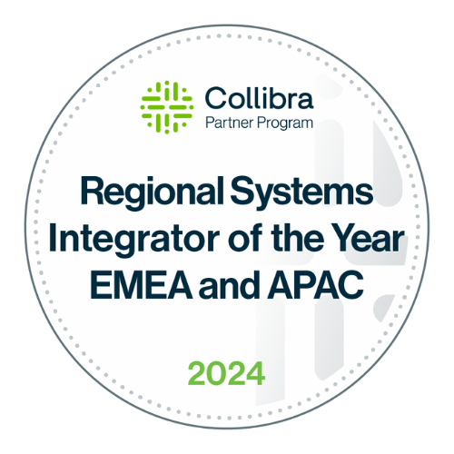 Collibra Partner Program - Regional Systems Integrator of the Year - EMEA and APAC 2024 Badge