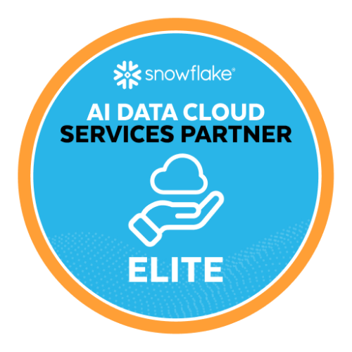 Snowflake AI Data Cloud Services Partner Elite Badge